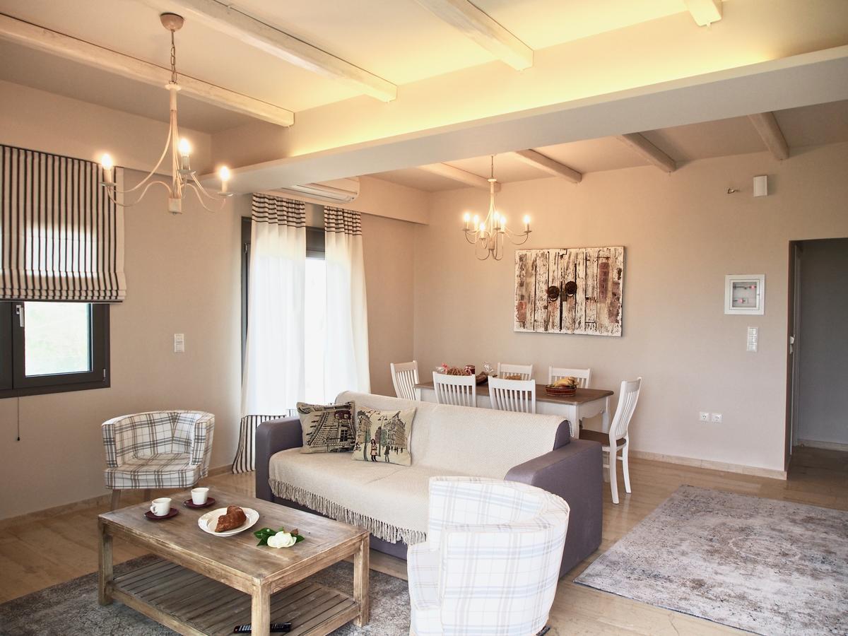 Lena Mare Aparthotel Chrani Bagian luar foto