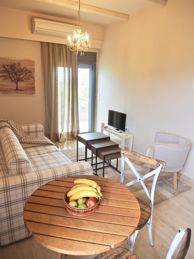 Lena Mare Aparthotel Chrani Bagian luar foto