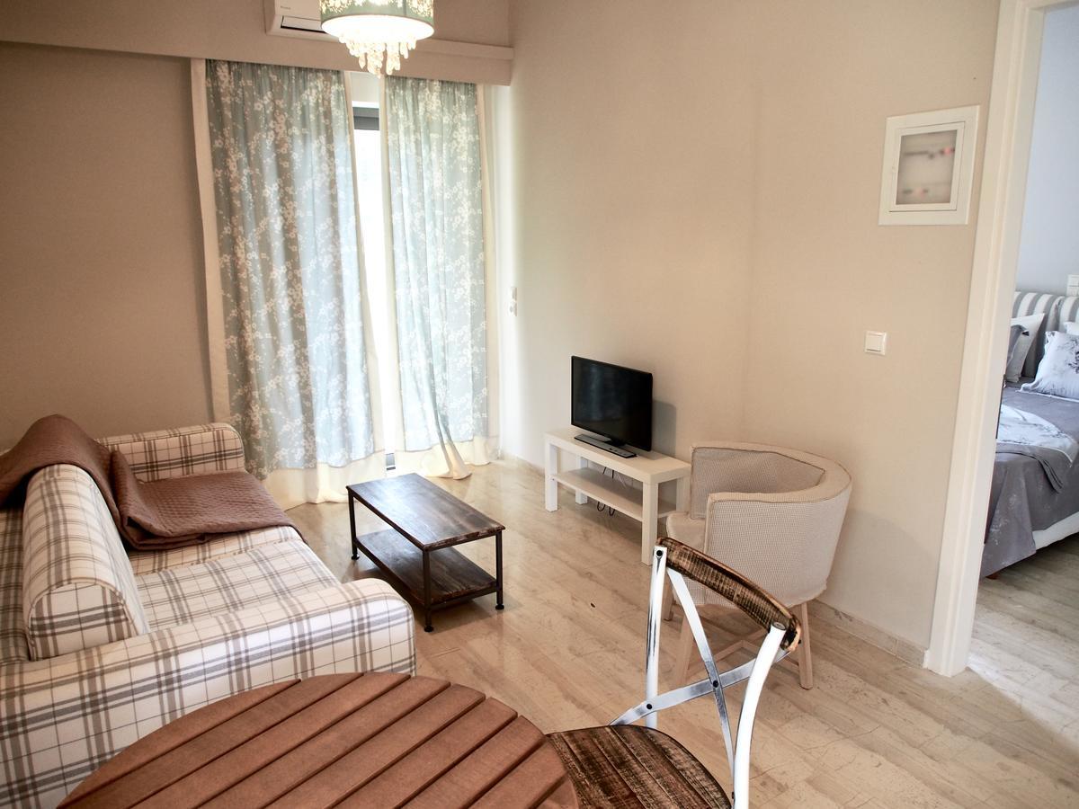 Lena Mare Aparthotel Chrani Bagian luar foto